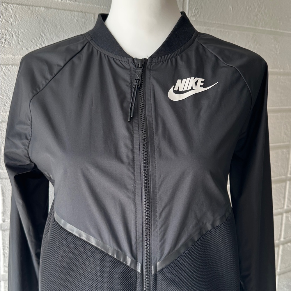 Nike Women's Black Bomber Jacket Size S